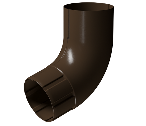 Колено 72° D90 Döcke STAL PREMIUM Каштан, (RAL 8017) купить в Саратове