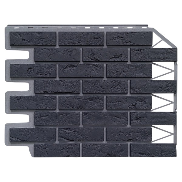 Фасадная панель FineBer, Кирпич Баварский, Графит купить в Саратове