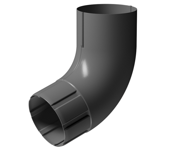 Колено 72° D90 Döcke STAL PREMIUM Графит, (RAL 7024) купить в Саратове