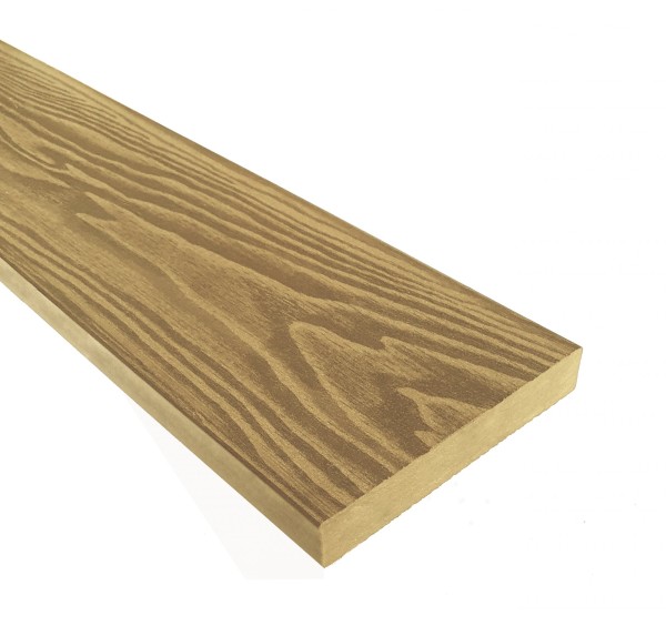 Террасная доска из ДПК Terrapol Смарт 3D Полнотелая без паза Дуб Севилья купить в Саратове