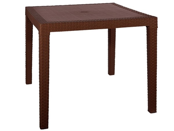 Стол квадратный FIJI Quatro Table Коричневый купить в Саратове