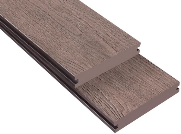Террасная доска ДПК Outdoor 3D полнотелая NEVADA/CALIFORNIA BROWN коричневая микс купить в Саратове