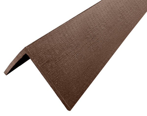 Уголок ДПК для сайдинга 70x70x3000мм Коричневый купить в Саратове