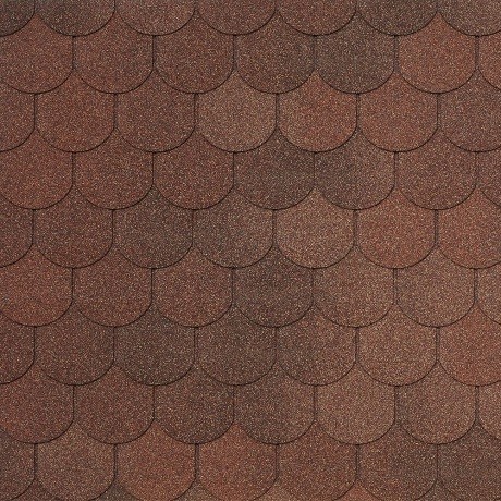 Гибкая черепица Tegola ASSISI terracotta 420 купить в Саратове