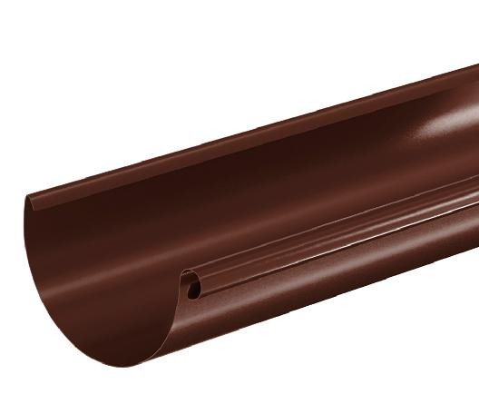 Водосток Aquasistem, система 125x90 - Водосточный желоб 3.00м RAL 8017 Коричневый купить в Саратове