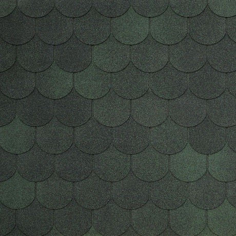 Гибкая черепица Tegola ASSISI verde 473 купить в Саратове