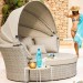 Диван-Трансформер AFINA плетеный из иск. ротанга AFM-325 Beige купить в Саратове