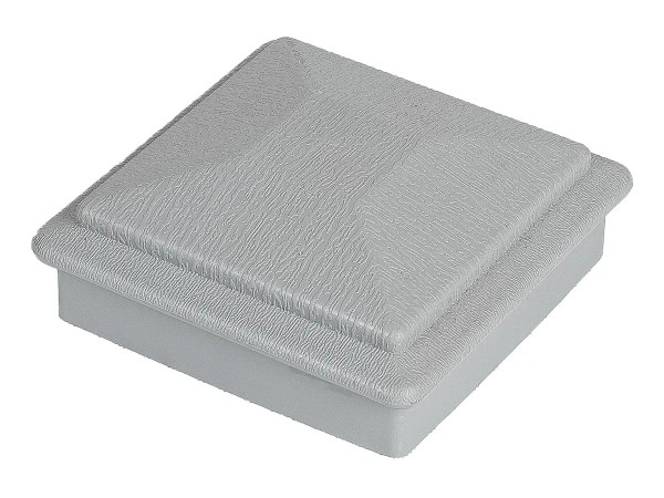 Крышка верхняя фигурная ПВХ для столба Deckart 100х100 Серый купить в Саратове