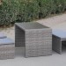 Диван-Трансформер AFINA плетеный из иск. ротанга S330G-W78 Grey купить в Саратове