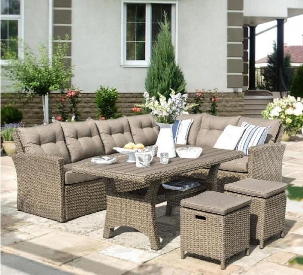 Комплект мебели AFINA плетеной из иск. ротанга AFM-307B Beige купить в Саратове