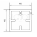 Столб SEQUOIA Evolution 3D WOOD BLACK купить в Саратове
