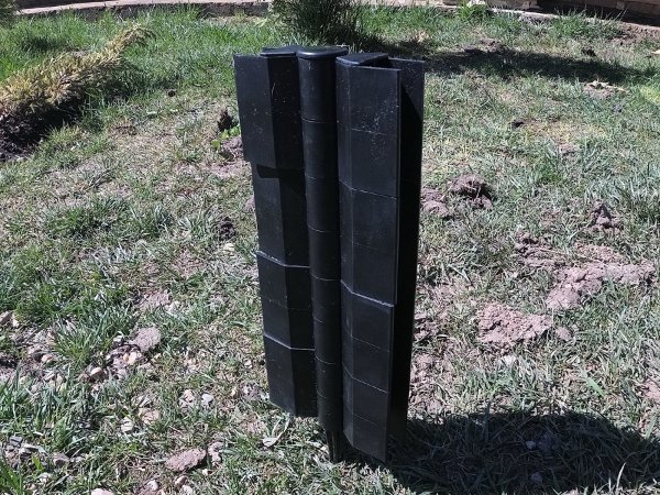 Угловой элемент поворотный, пластиковый от 60° до 300° для доски 300х30 мм из ДПК чёрный Holzhof купить в Саратове