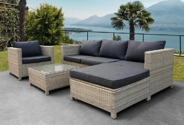 Комплект мебели AFINA плетеной из иск. ротанга YR821G Grey/Grey купить в Саратове
