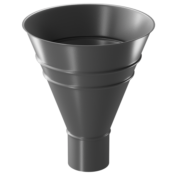 Воронка водосборная Döcke STAL PREMIUM, Графит купить в Саратове