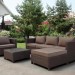 Комплект мебели AFINA плетеной из иск. ротанга YR821A Brown/Beige купить в Саратове