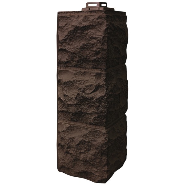 Угол Фасайдинг Серия «Доломит» Тёмно Коричневый купить в Саратове