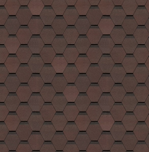 Гибкая черепица Docke, коллекция Шеффилд – Зрелый каштан купить в Саратове