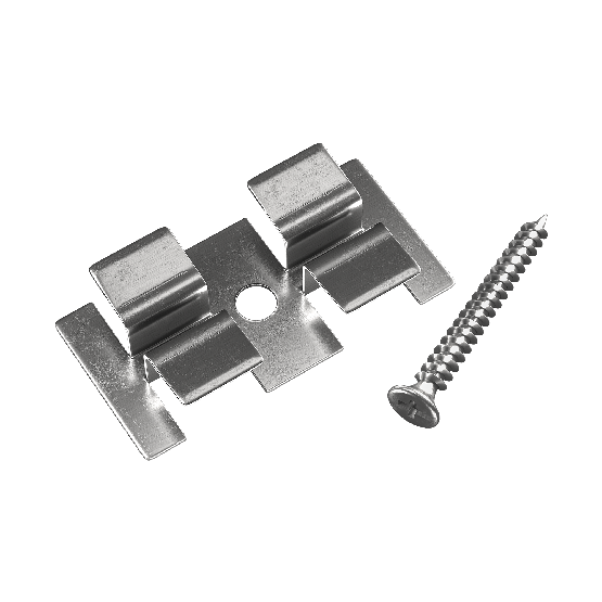 Клипса с саморезом, Grinder шовный монтаж 5 mm купить в Саратове