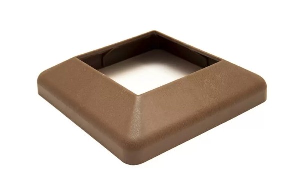 Крышка нижняя ПВХ для столба Deckart 100х100 Шоколад купить в Саратове