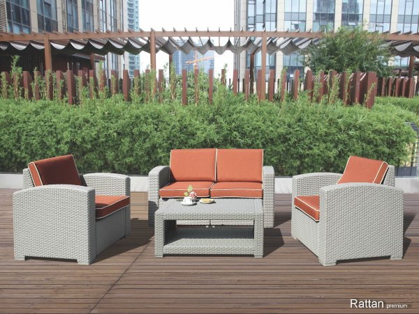 Уличные диваны и кресла коллекции Rattan Premium 4 купить в Саратове