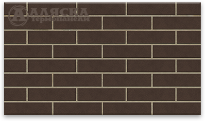 Фасадные Термопанели Аляска Amsterdam brown купить в Саратове