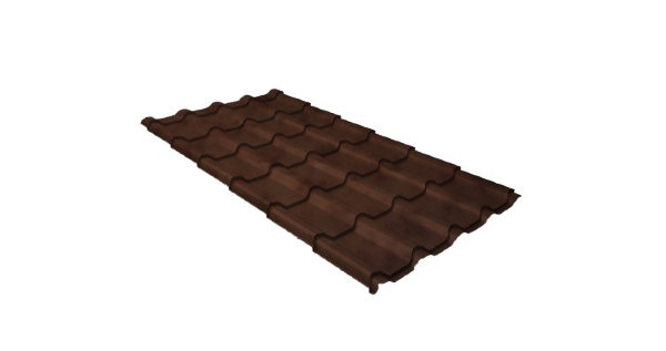Металлочерепица камея 0,45 Safari Twincolor Brown купить в Саратове