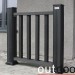 Ограждение из ДПК Outdoor Классик 3D STORM чёрный купить в Саратове