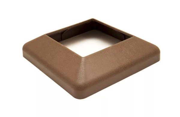 Крышка нижняя ПВХ для столба Deckart 125х125 Шоколад купить в Саратове