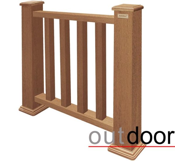 Ограждение из ДПК Outdoor Классик 3D STORM дуб купить в Саратове