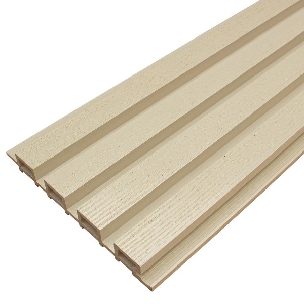 Фасадная доска из ДПК Faynag Wood Рейка Слоновая кость купить в Саратове