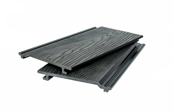 Фасадная доска 3D WOOD BRUSHING, чёрный купить в Саратове