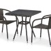 Комплект плетеной мебели AFINA из иск. ротанга T282BNT/Y137C-W53 Brown 2Pcs купить в Саратове