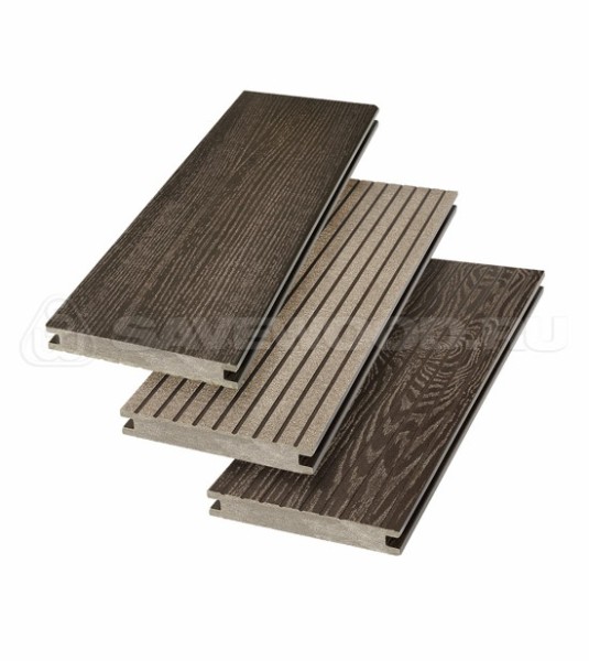 Террасная доска SW Fraxinus (R) полнотелая «SaveWood» Темно-коричневый купить в Саратове