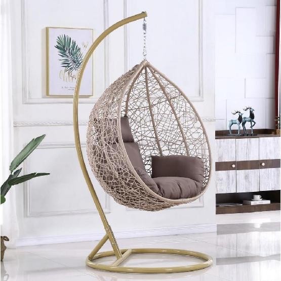 Кресло Подвесное из искусственного ротанга AFM-169A-LB Beige купить в Саратове