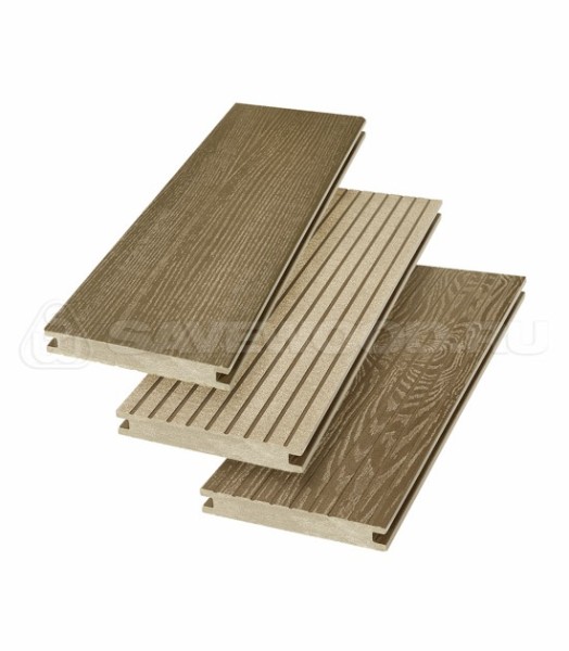 Террасная доска SW Fraxinus (R) полнотелая «SaveWood» Тик купить в Саратове
