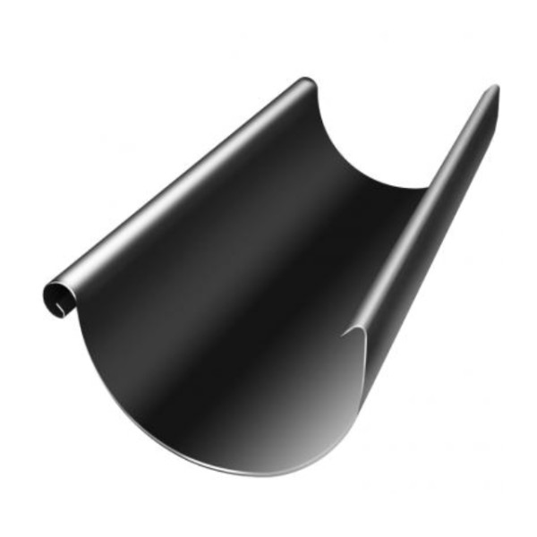 Водосток Grand Line 125x90 – Желоб 3м RAL 9005 купить в Саратове