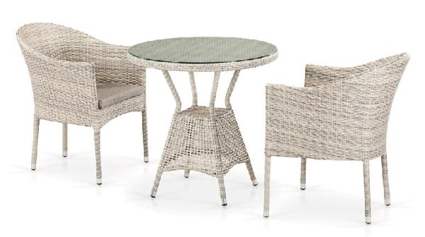 Комплект плетеной мебели AFINA из иск. ротанга T705ANT/Y350-W85 Latte 2Pcs купить в Саратове