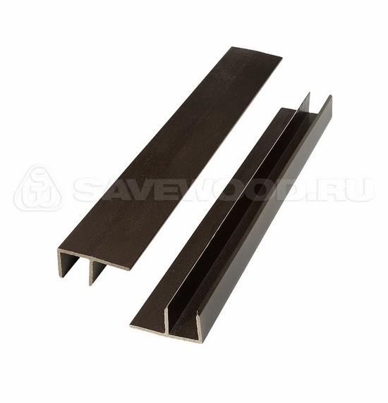 F-профиль ДПК Savewood – Тёмно-коричневый купить в Саратове