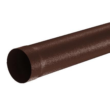 Водосток Aquasistem, Система 150/100 - Труба водосточная 1.00м RAL 8017 Коричневый matt купить в Саратове