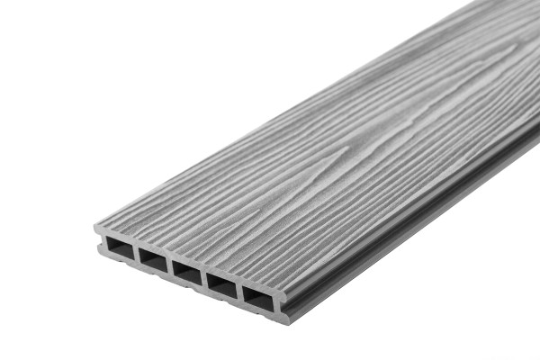 Террасная доска из ДПК RusDecking Unodeck Mogano - Серый купить в Саратове