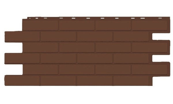 Фасадная панель T-Siding Кирпич Модерн Эко Браун купить в Саратове