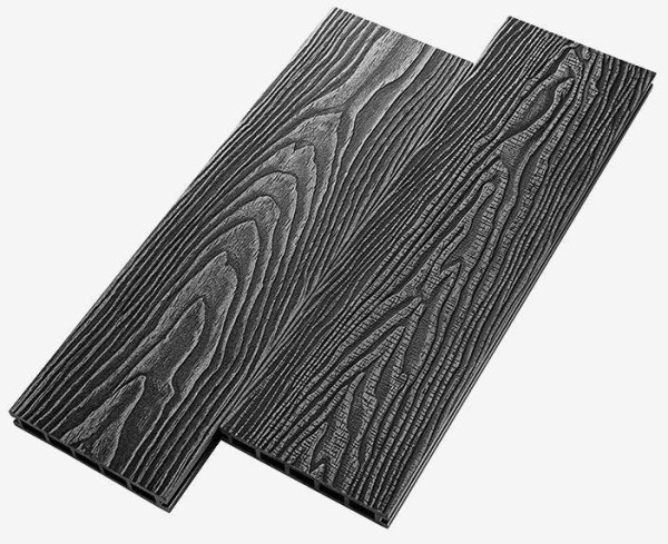 Террасная доска из ДПК RusDecking Unodeck Vintage - Графит купить в Саратове