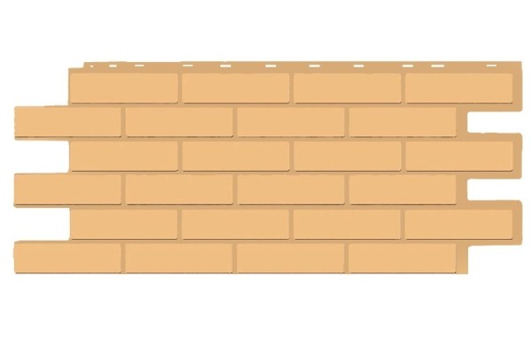 Фасадная панель T-Siding Кирпич Модерн Эко Крем купить в Саратове