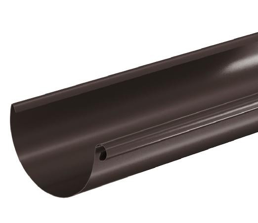 Водосток Aquasistem, система 125x90 - Водосточный желоб 3.00м RR 32 Тёмно Коричневый купить в Саратове