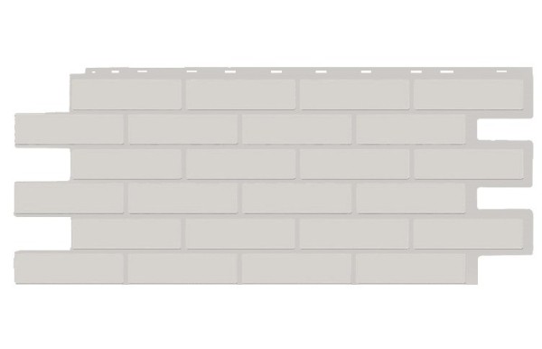 Фасадная панель T-Siding Кирпич Модерн Эко Уайт купить в Саратове