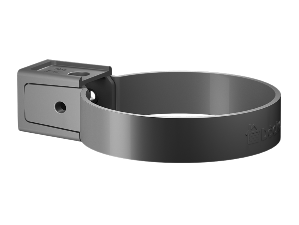 Хомут универсальный для водосточной трубы Docke Premium Графит купить в Саратове